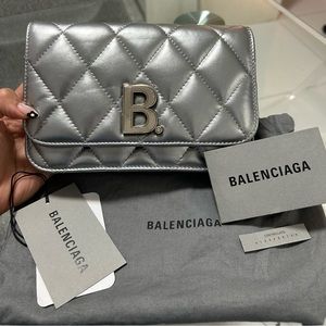 BALENCIAGA metallic crossbody